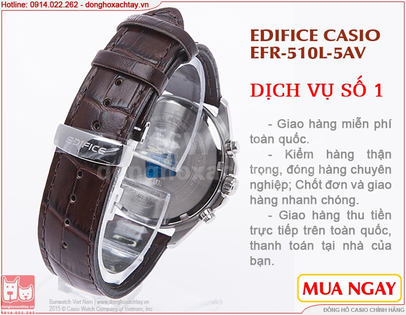 donghoxachtay.vn|đồng hồ casio chính hãng efr-510l-5av