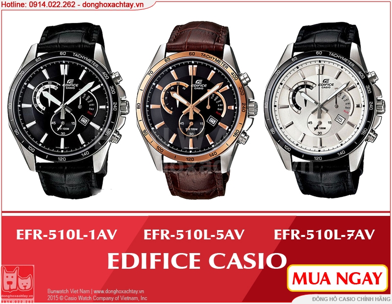 donghoxachtay.vn|đồng hồ casio nam efr-510l
