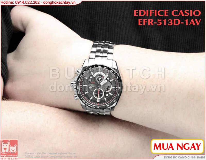 donghoxachtay.vn|đồng hồ casio chính hãng efr-513d-1av
