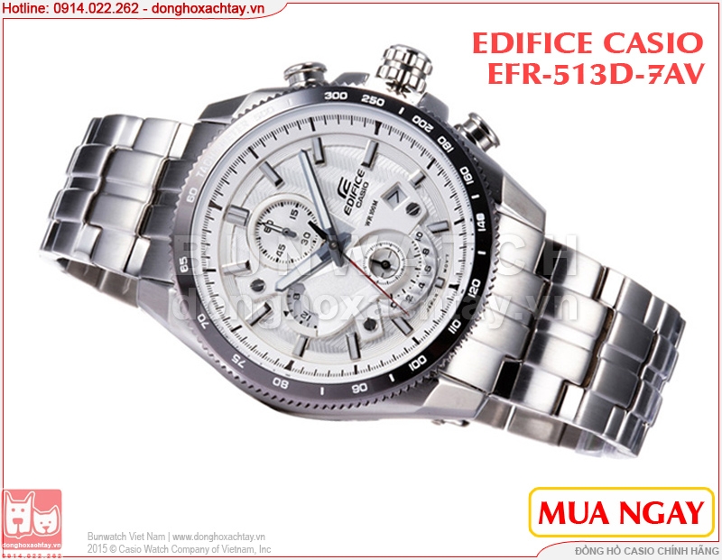 donghoxachtay.vn|đồng hồ casio nam efr-513d-7av