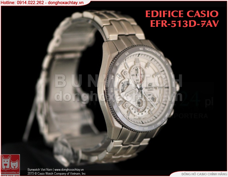 donghoxachtay.vn|đồng hồ chính hãng casio efr-513d-7av