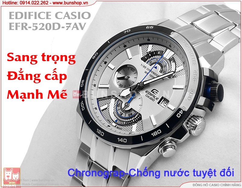 bunshop.vn|đồng hồ casio efr-520d-7av chính hãng