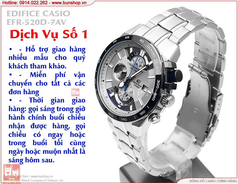 bunshop.vn|đồng hồ chính hãng efr-520d-7av