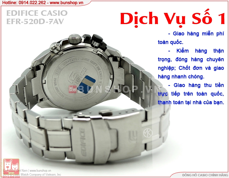 bunshop.vn|đồng hồ nam casio efr-520d-7av