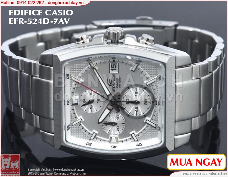 donghoxachtay.vn|đồng hồ chính hãng casio efr-524d-7av