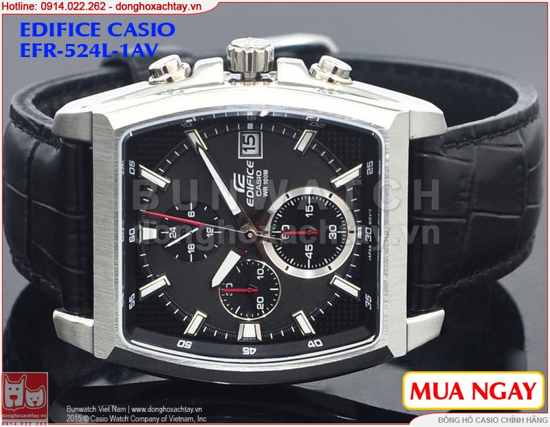 donghoxachtay.vn|đồng hồ chính hãng casio efr-524l-1av