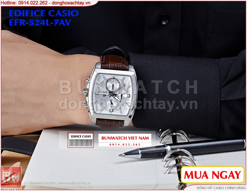 donghoxachtay.vn|đồng hồ chính hãng casio efr-524l-7av