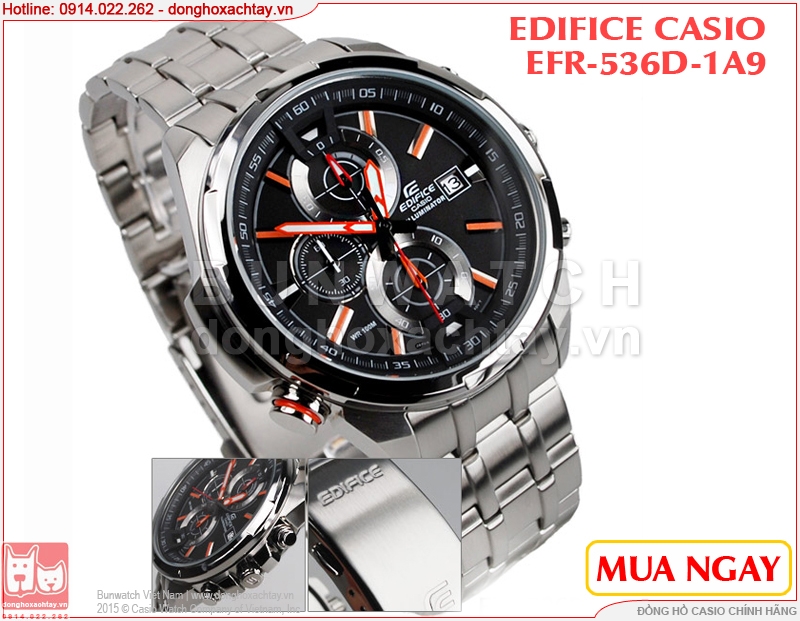 donghoxachtay.vn|đồng hồ casio chính hãng efr-536d-1a9