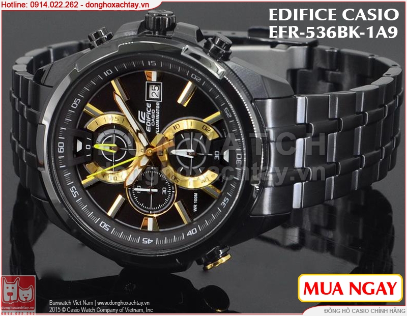 donghoxachtay.vn|đồng hồ casio efr-536bk-1a9 chính hãng