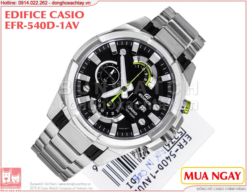 donghoxachtay.vn|đồng hồ casio efr-540d-1av chính hãng