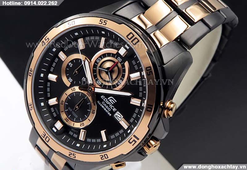 đồng hồ nam casio efr-547bkg-1av