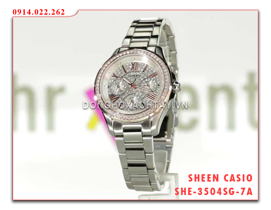 đồng hồ casio she-3504sg-7av
