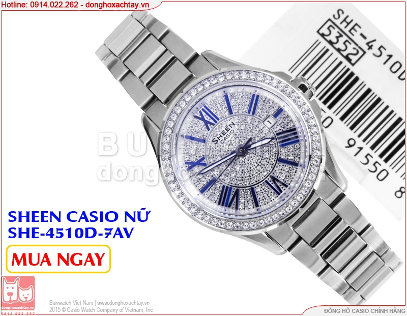 donghoxachtay.vn|đồng hồ casio she-4510d-7av chính hãng