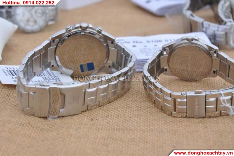 Đồng hồ đôi Casio EF-544D-1AV SHN-3013D-1AV chính hãng