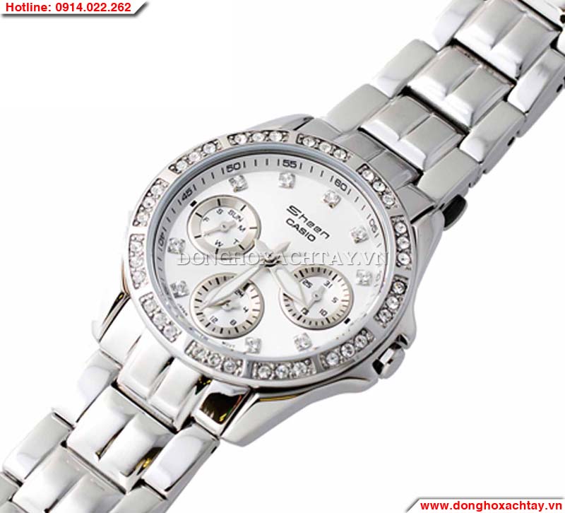 Đồng hồ đính đá Casio SHN-3013D-7AV