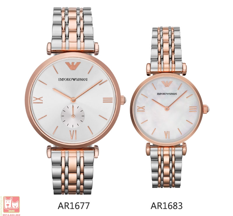 bunshop.vn|đồng hồ đôi armani ar1677 ar1683