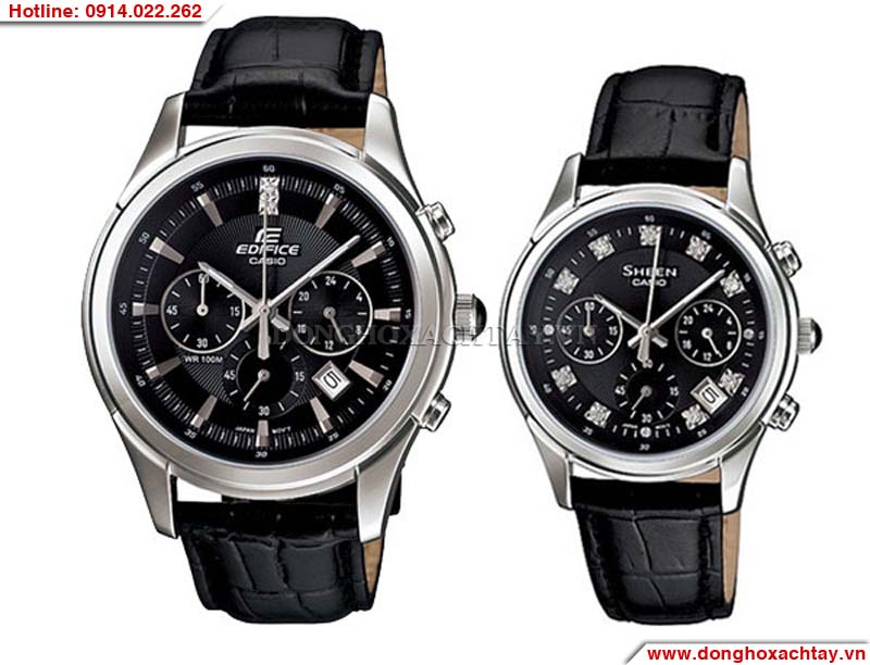 Đồng hồ đôi Casio EFR-517L-1AV SHE-5023L-1AV