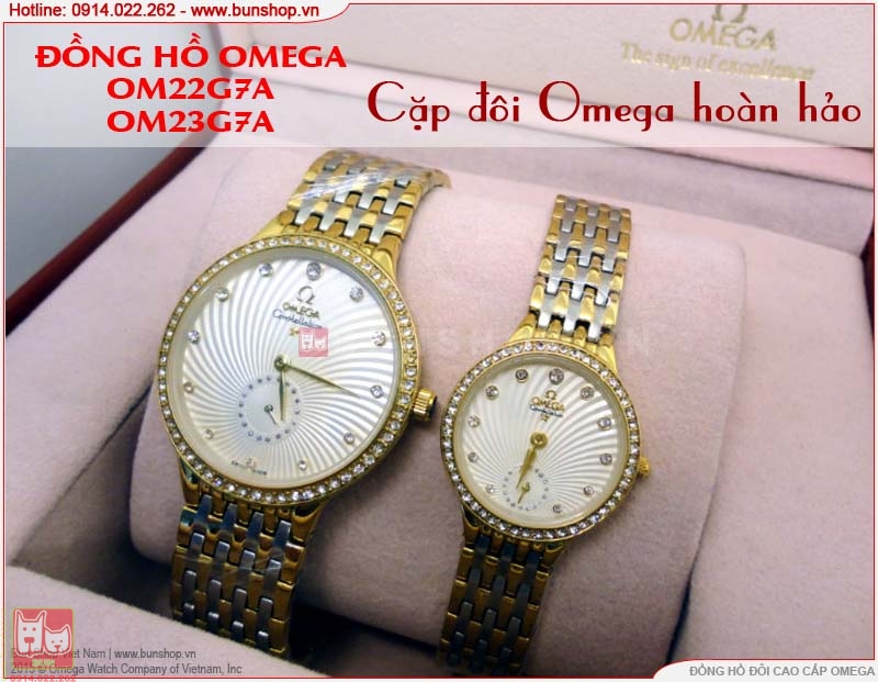 bunshop.vn|đồng hồ đôi omega om22g7a