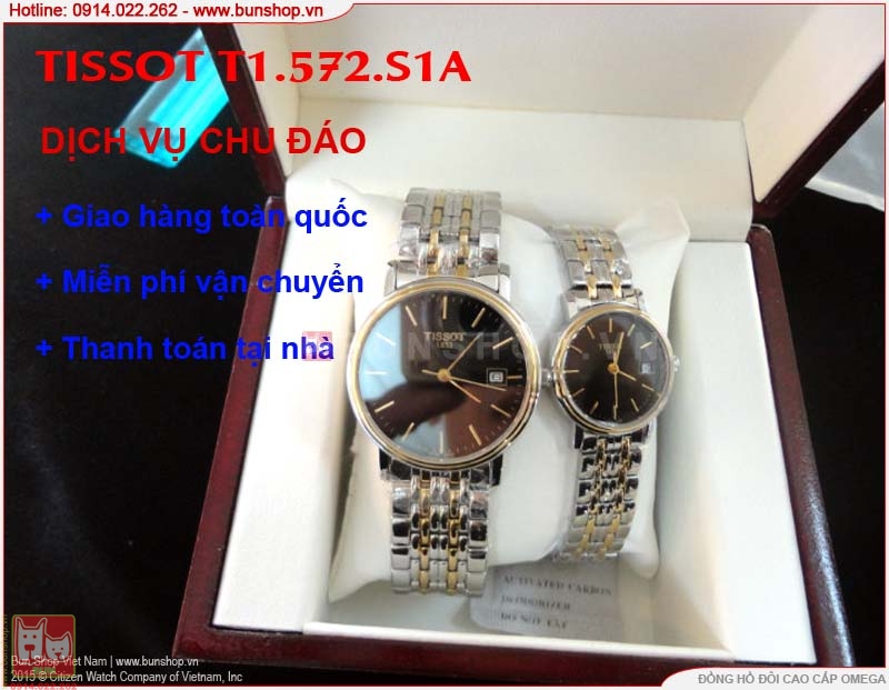bunshop.vn|đồng hồ cặp đôi t1.572.s1a