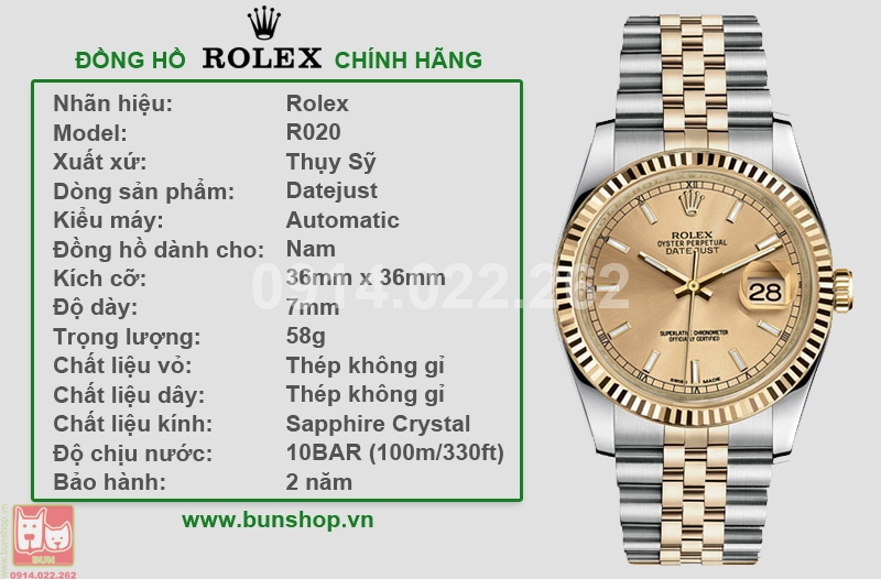 bunshop.vn|rolex chính hãng