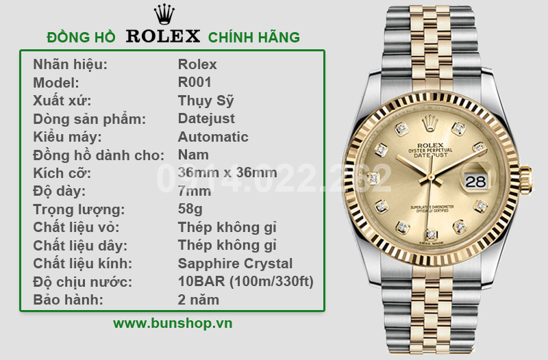 rolex chính hãng