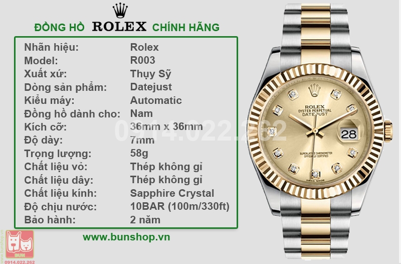 bunshop.vn|rolex chính hãng