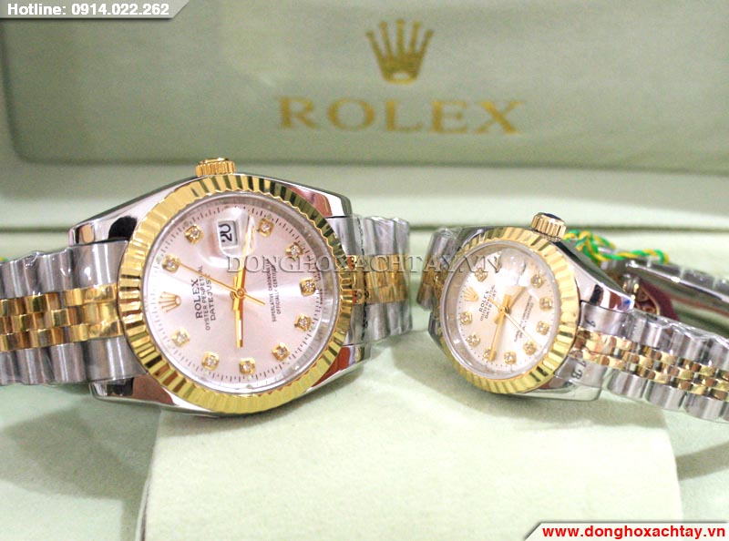 Đồng hồ đôi Rolex R006 R007 rẻ nhất