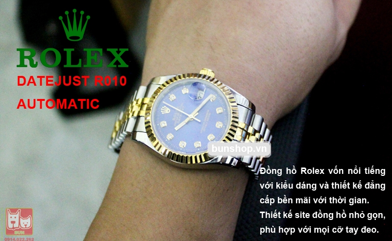bunshop.vn|Đồng hồ Rolex Datejust R010 Automatic dành cho nam