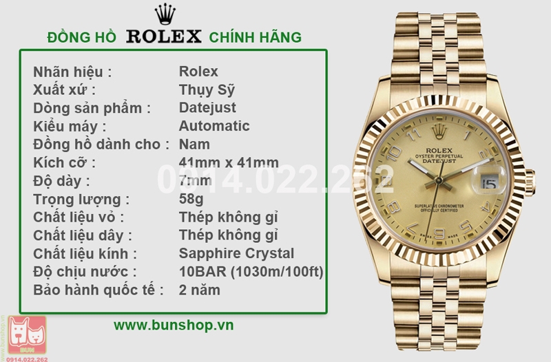 bunshop.vn|đồng hồ rolex r025