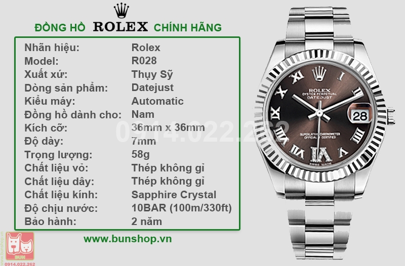 bunshop.vn|rolex chính hãng