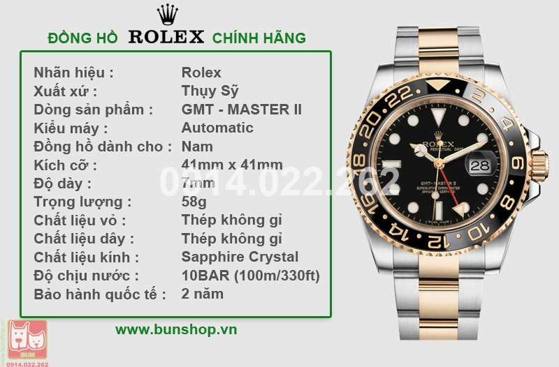 bunshop.vn|đồng hồ rolex r030 chính hãng