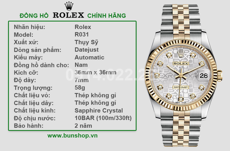 rolex chính hãng