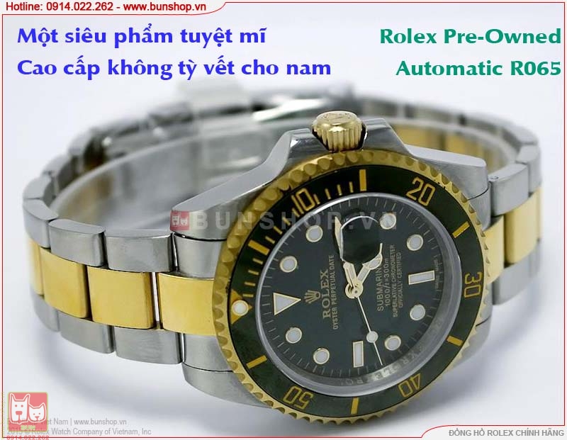 bunshop.vn|Đồng hồ Rolex Pre-Owned Automatic R065