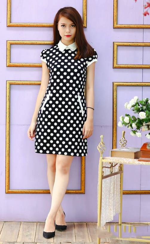 www.bunshop.vn| Váy chấm bi xinh xắn